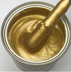 Farba Złota do Drewna i Metalu 0,8L - Jasne Złoto - Efekt Płynnego Metalu