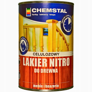 Lakier Nitro do Drewna i Mebli 1L - Półmat - Szybkoschnący