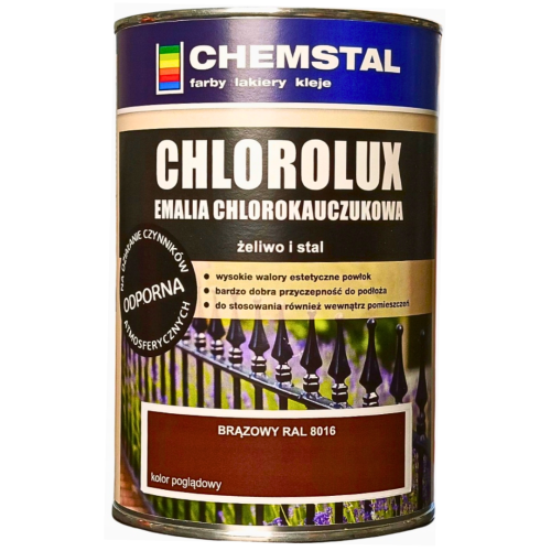 Chlorokauczuk Brązowy RAL 8016 Farba Emalia chlorokauczukowa Chemstal.png