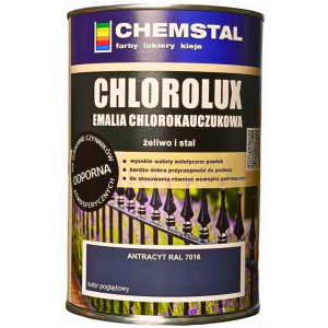 Farba na Ogrodzenia i Bramy 5L - Antracyt RAL 7016 - Chlorokauczuk