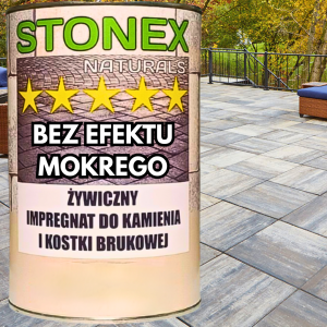 Impregnat do Kostki i Kamienia 3L - Na 24m2 - Efekt Naturalny Niewidoczny