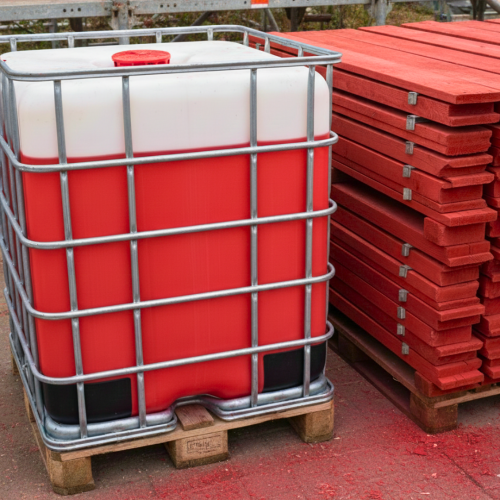 IMPREGNAT DO PODESTÓW BURT DREWNIANYCH RUSZTOWAŃ SKONCENTROWANY CZERWONY 1000 litrów