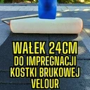 Wałek do Impregnacji Kostki Gładkiej 24cm - Welurowy Nie Zostawia Włosia