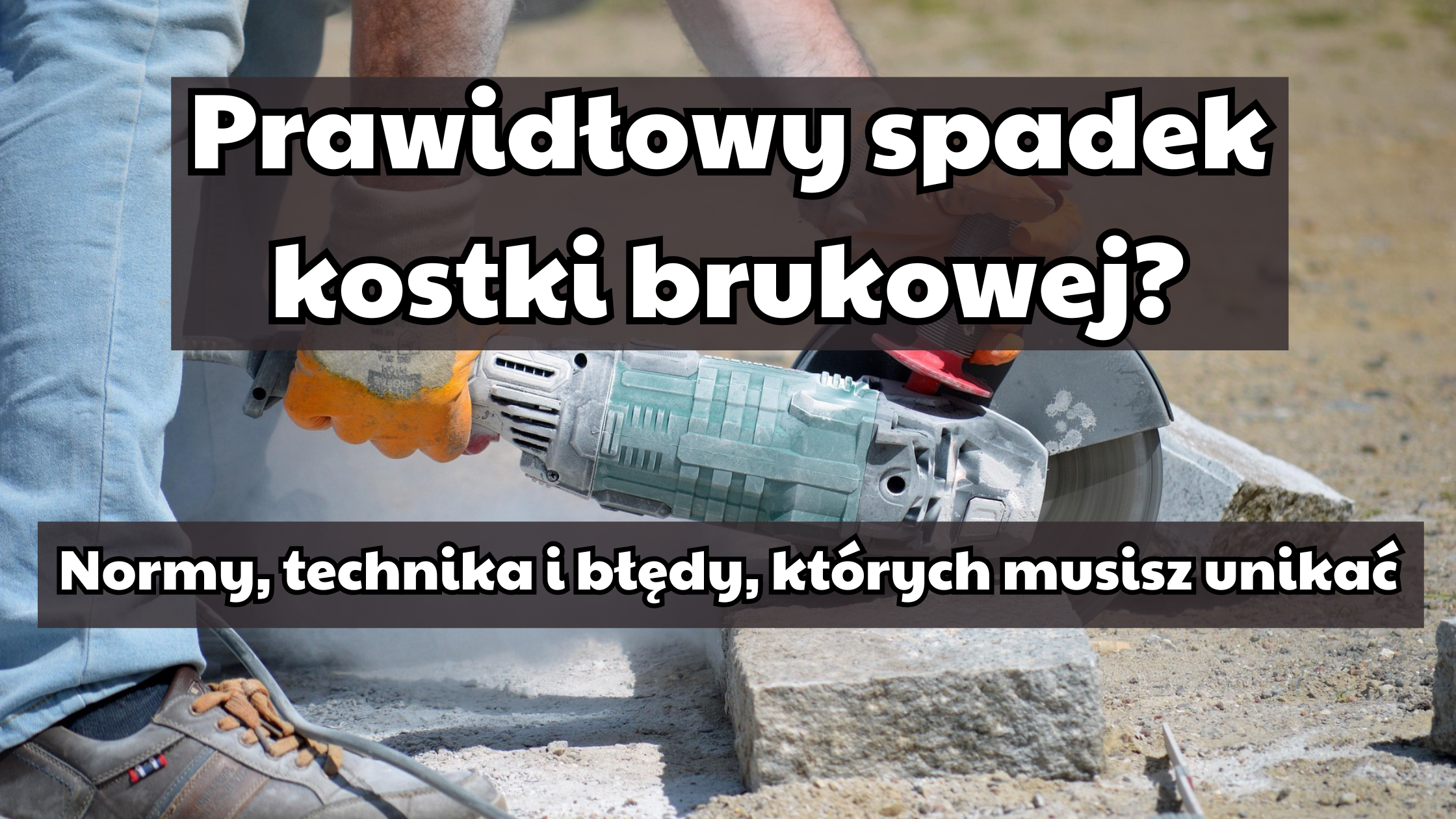 Jaki spadek na kostce brukowej jest prawidłowy? Wszystko, co musisz wiedzieć