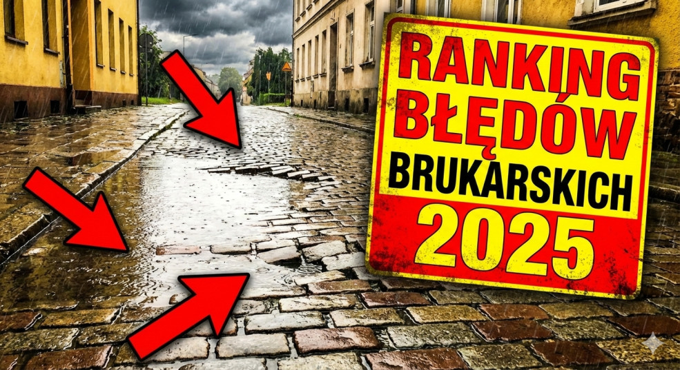 15 błędów brukarskich, które po roku niszczą kostkę | Ranking 2025