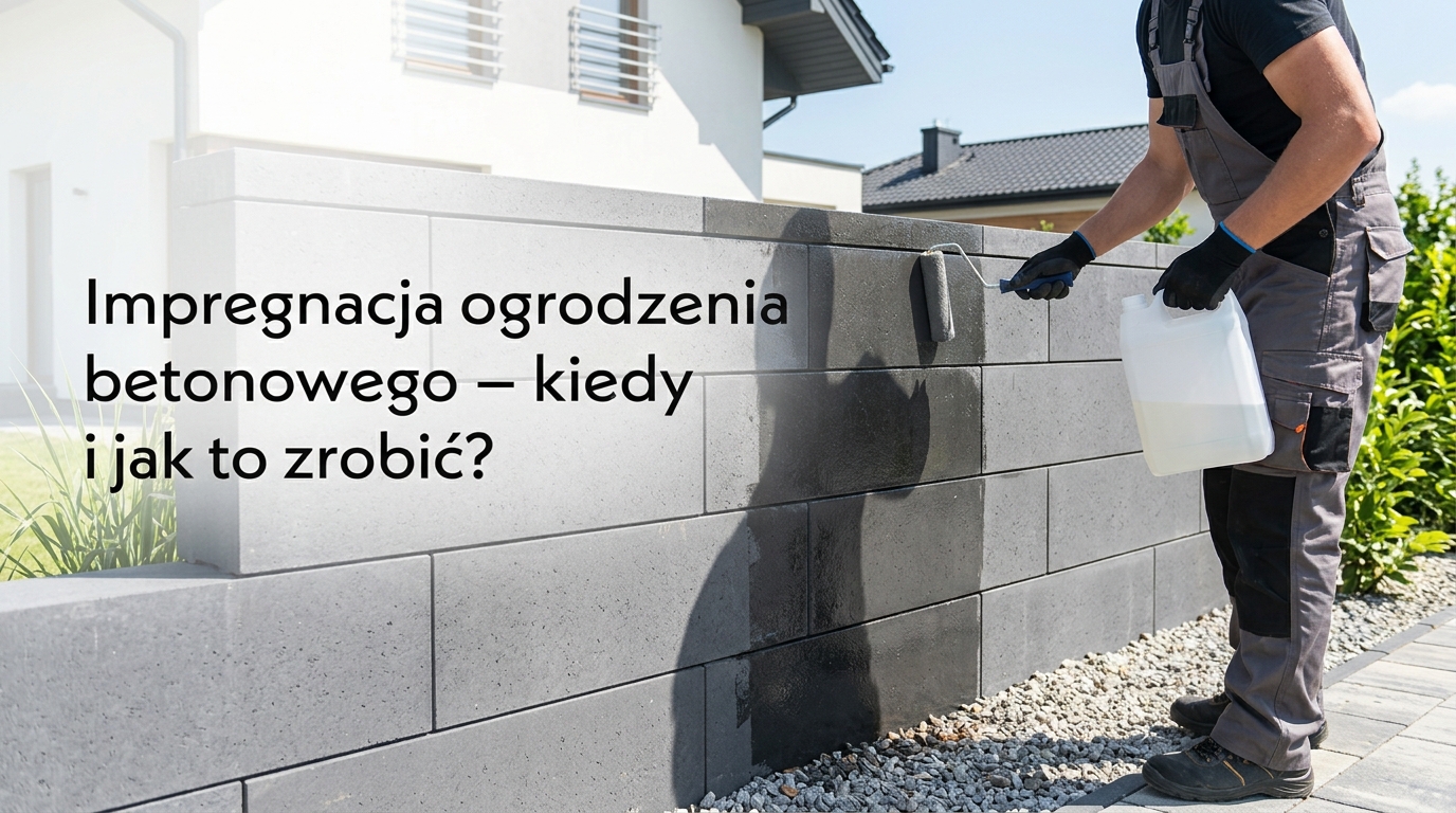 Impregnacja ogrodzenia betonowego – kiedy i jak to zrobić, żeby nie żałować?